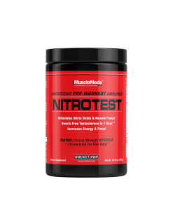 MuscleMeds - Nitrotest - 2 in 1 Pre-Workout + Test Booster (30 Servings