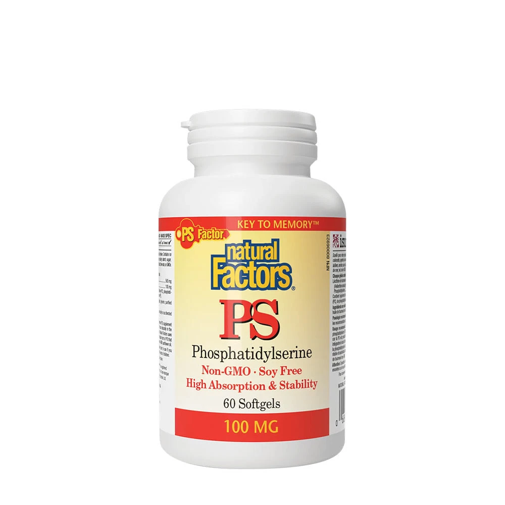 Natural Factors PS PHOSPHATIDYLSERINE 100 MG (60 Softgels)