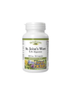 Natural Factors St. John's Wort 300 mg  (90 Capsules)