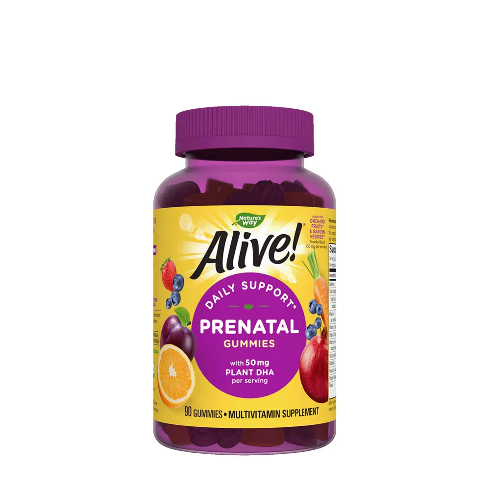 Natures Way Alive!® Daily Support Prenatal Gummy Multivitamin (90 Gummies