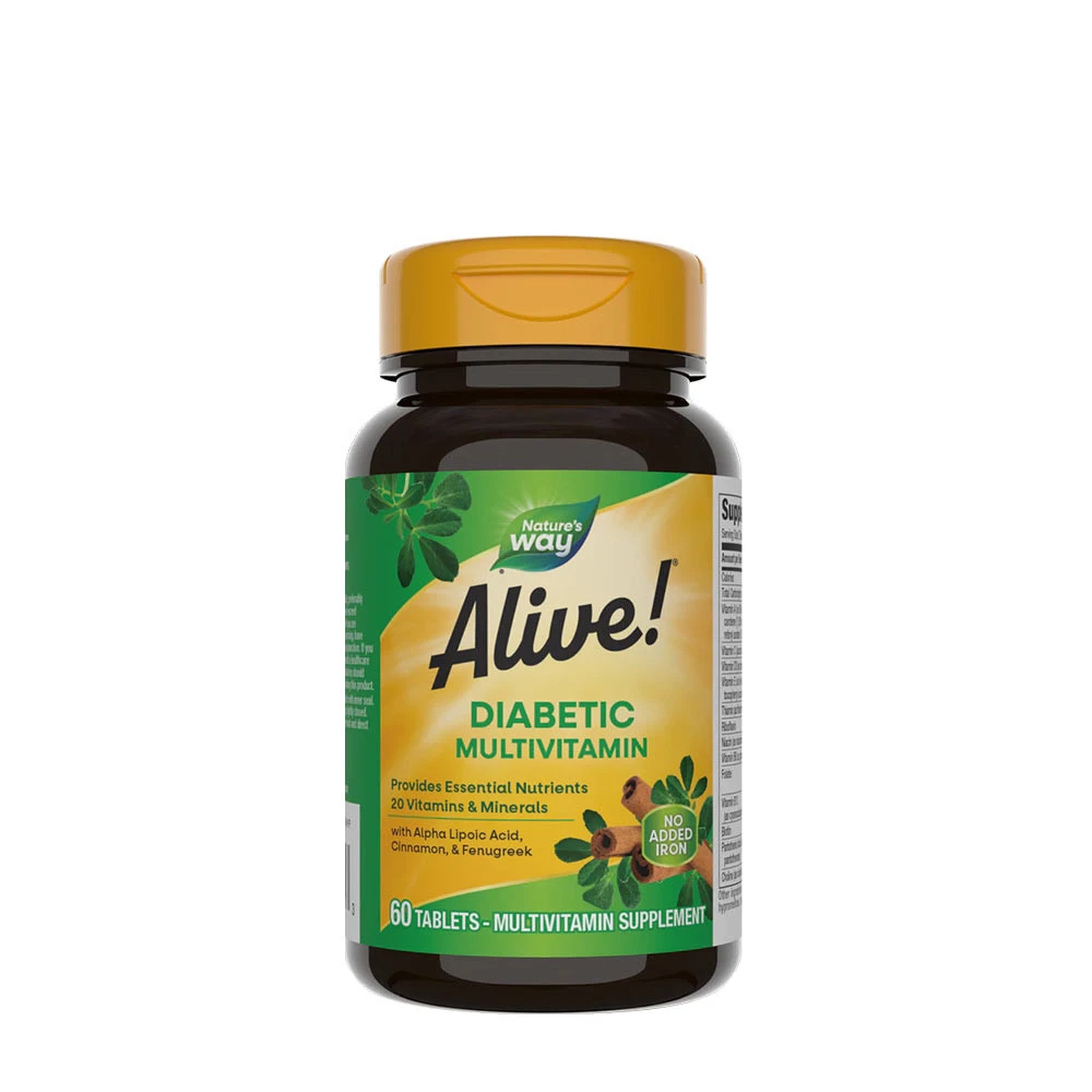 Natures Way Alive!® Diabetic Multivitamin (60 Tablets)