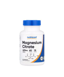 Nutricost Magnesium Citrate 420 mg (60 Capsules)