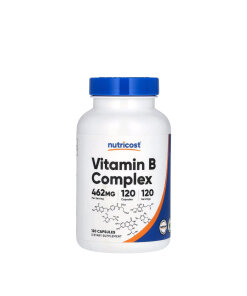 Nutricost Vitamin B Complex  (120 Capsules)