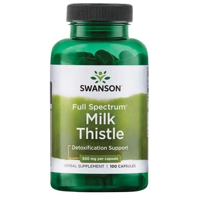SWANSON FS Milk Thistle 500mg 100 kaps