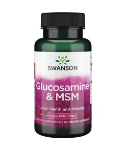 SWANSON Glucosamine + MSM 60kaps