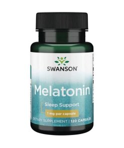 SWANSON Melatonina 1mg 120 kaps