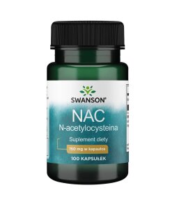 SWANSON NAC (N-acetylocysteina) 150mg 100caps