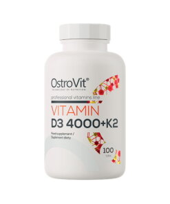 Vitamin D3 4000 + K2 - 100 tablets